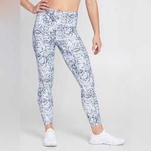 SoulCycle snakeskin leggings